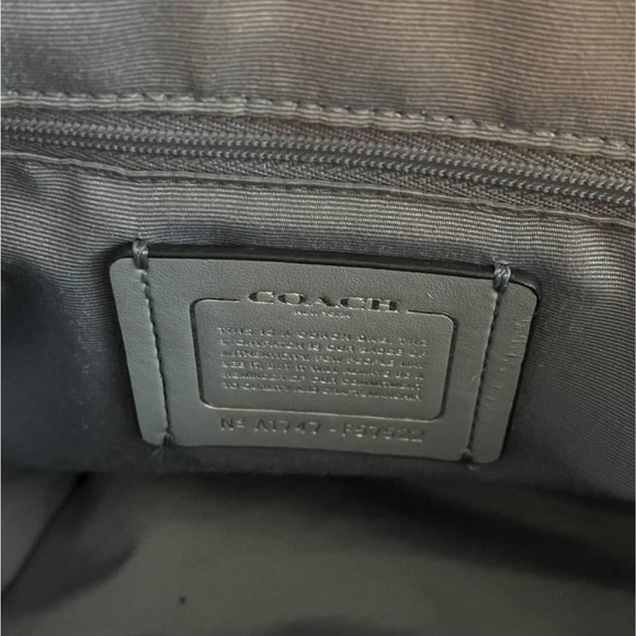 Light Blue Used Coach Purse - Picture 6 of 9